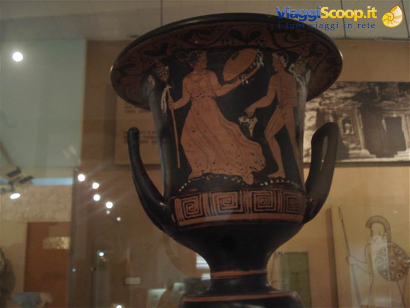 vaso greco al museo nazionale di Tirana