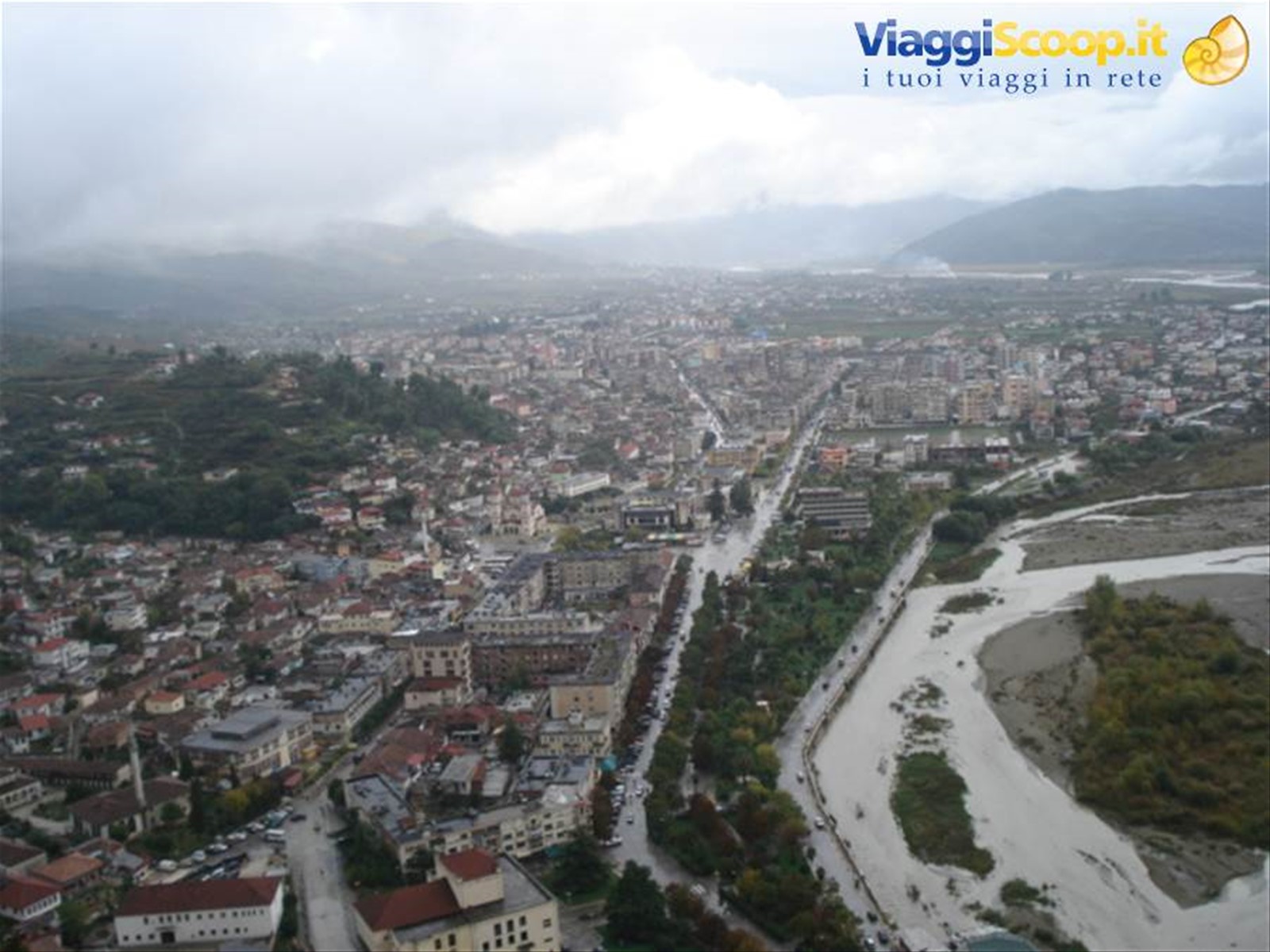 vista di Berat dalla rocca