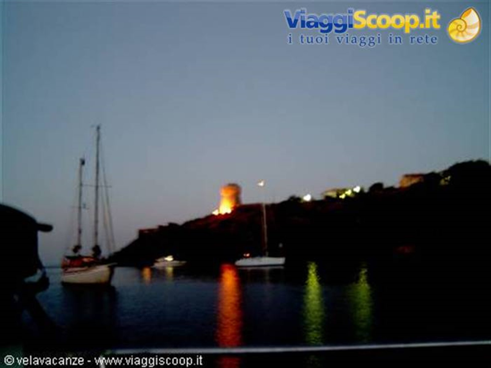 Capraia by night
