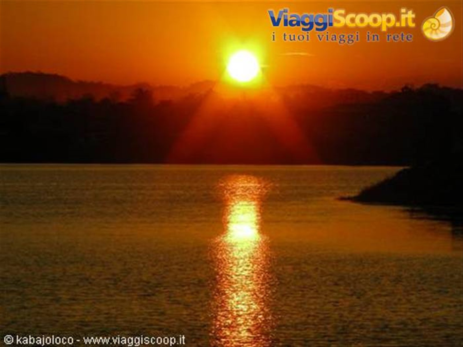 Lago Peten Itzà: il tramonto