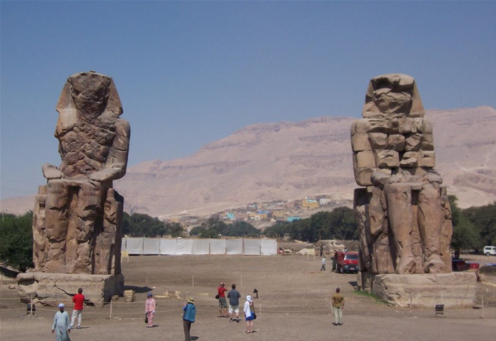 Colossi di Memnon, Luxor, Egitto