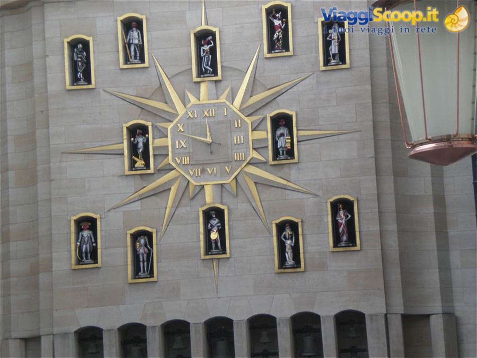 Orologio a carillon Mont des Arts Bruxelles
