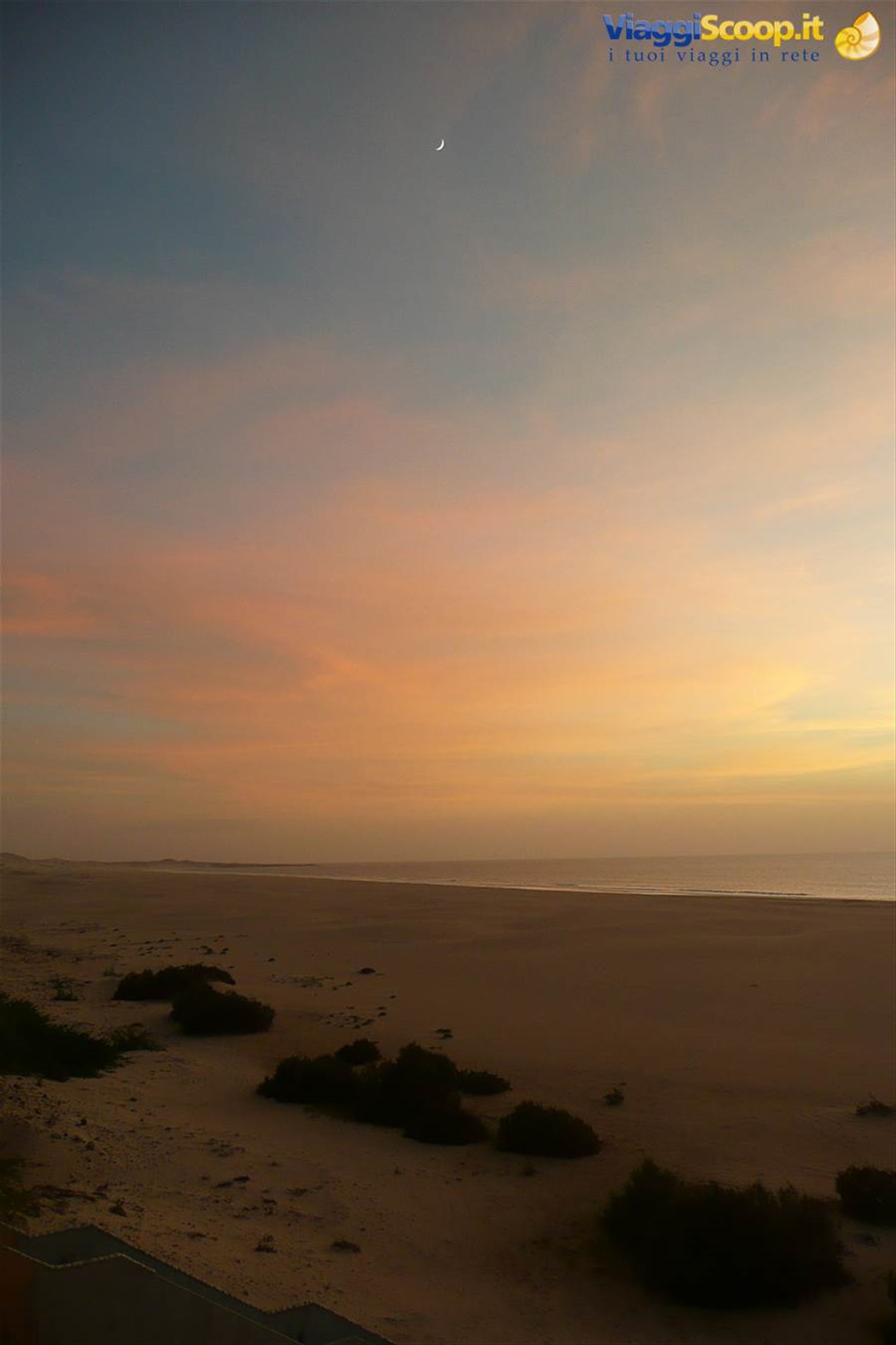 Praia de Chaves al tramonto