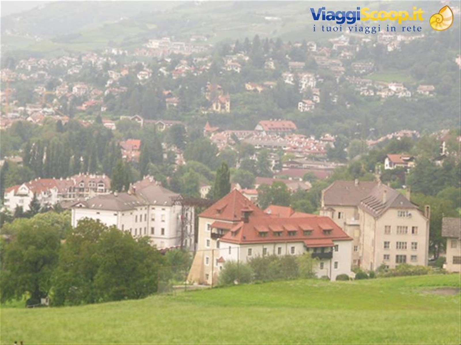 veduta di Bressanone dall'alto