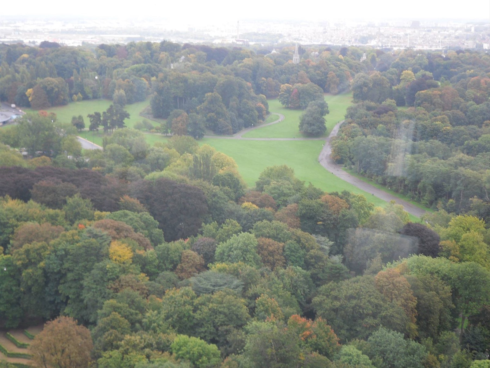 vista dall'atomium