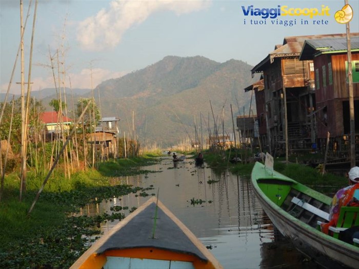 villaggio sul lago Inle