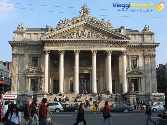 Bruxelles - La Borsa Valori in Boulevard Anspach