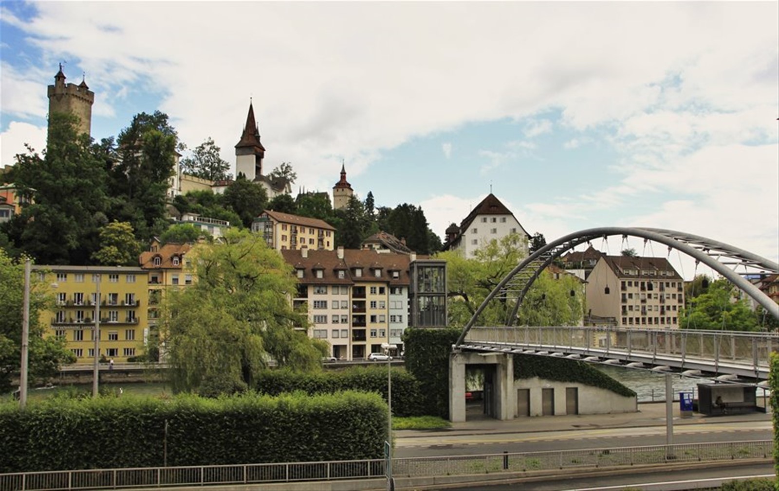Lucerna,ponte pedonale