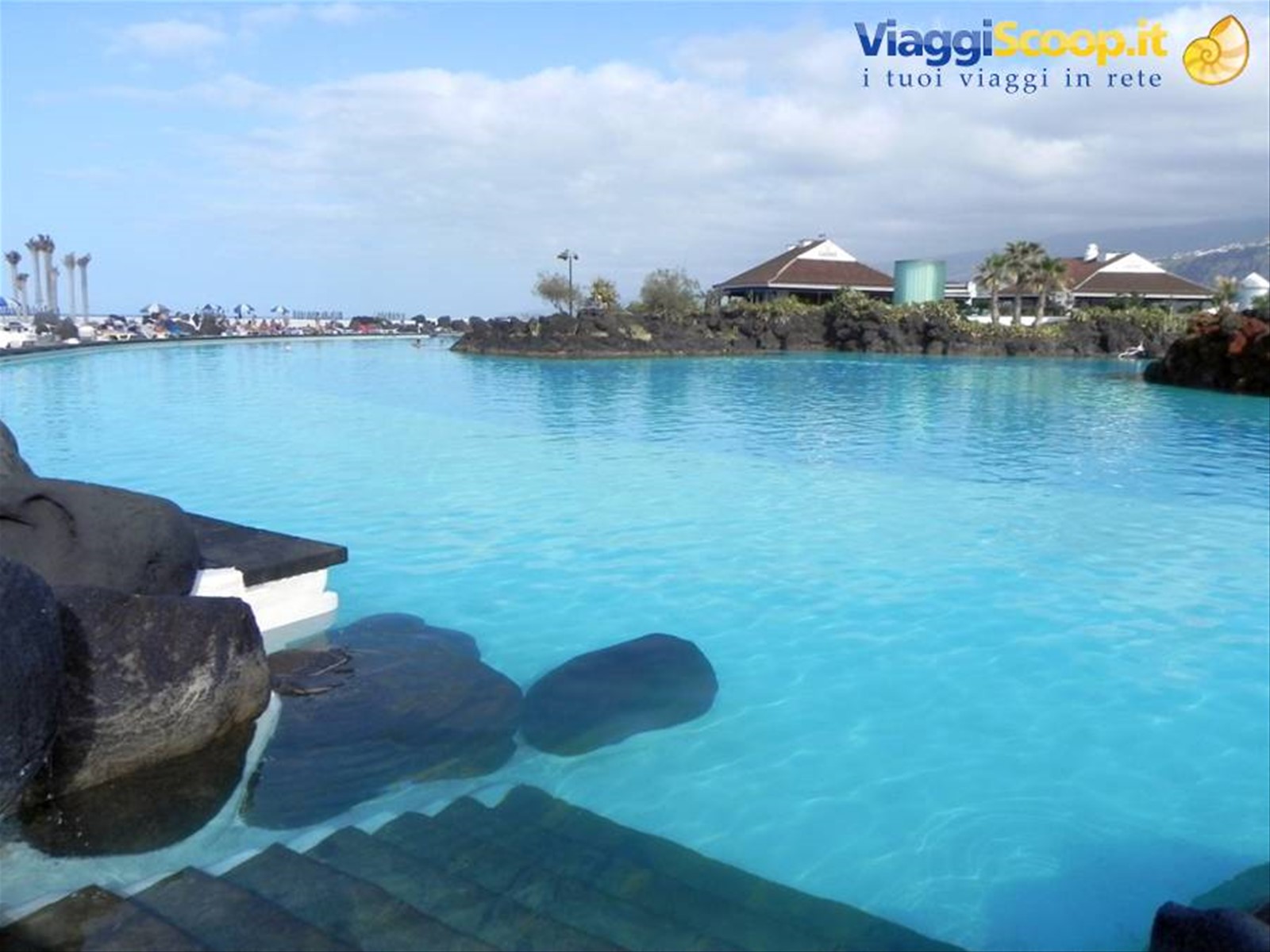 Una delle piscine di acqua dell'oceano - Puerto de la Cruz - Tenerife