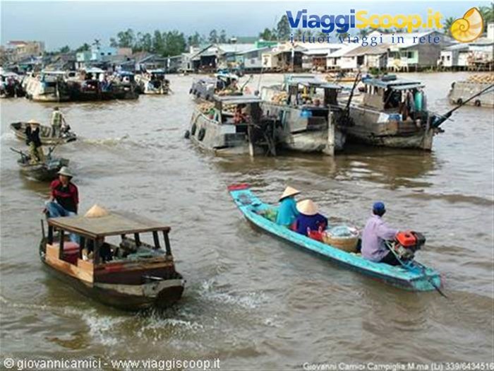 Cai Rang-mercato galleggiante sul Mekong