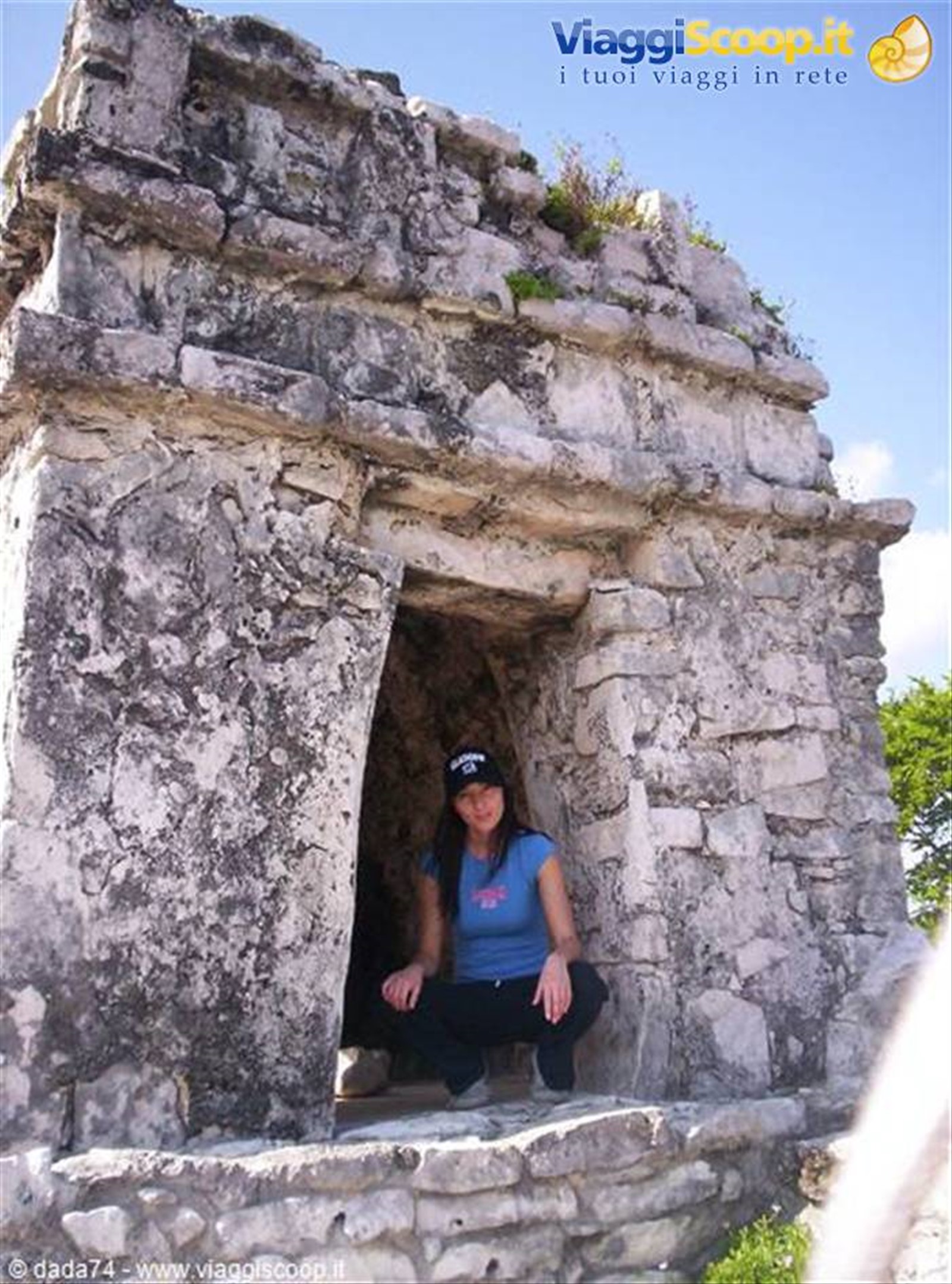 Dani risucchiata dal sito a Tulum