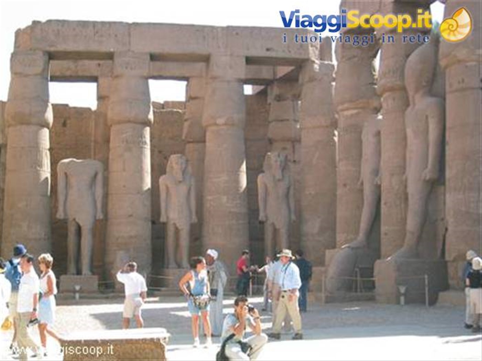 l'interno del Tempio di Luxor