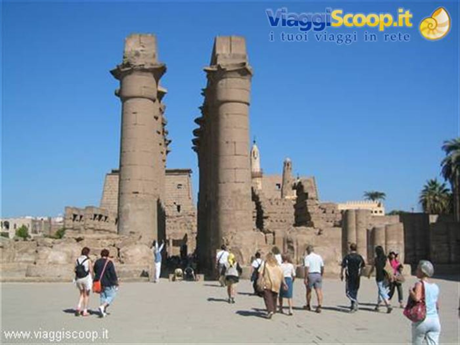 l'interno del Tempio di Luxor