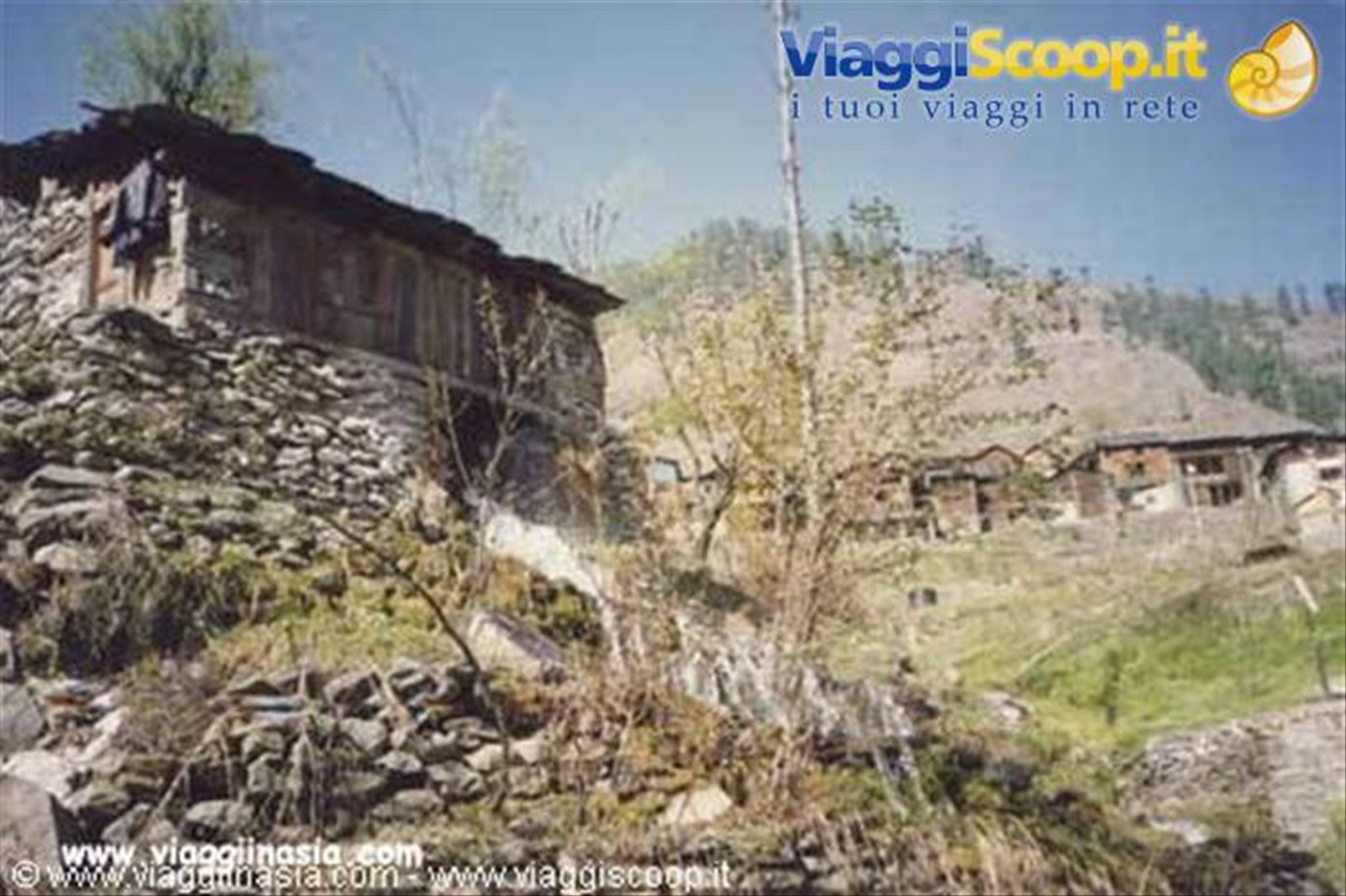 tipico villaggio dell' himachal pradesh