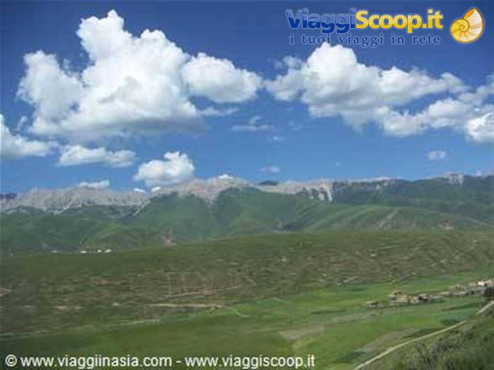 un paesaggio dal passo