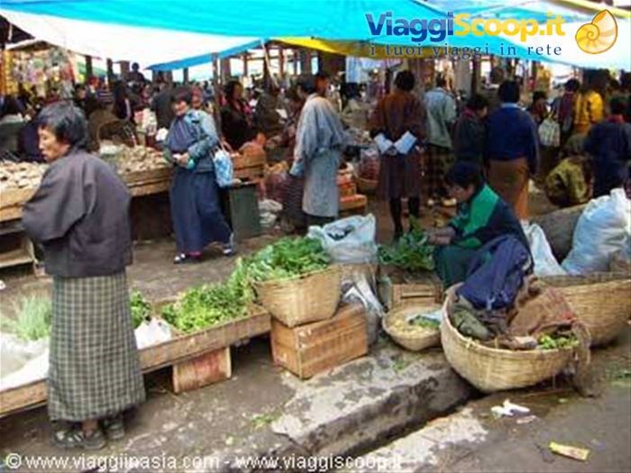 il mercato di thimpu