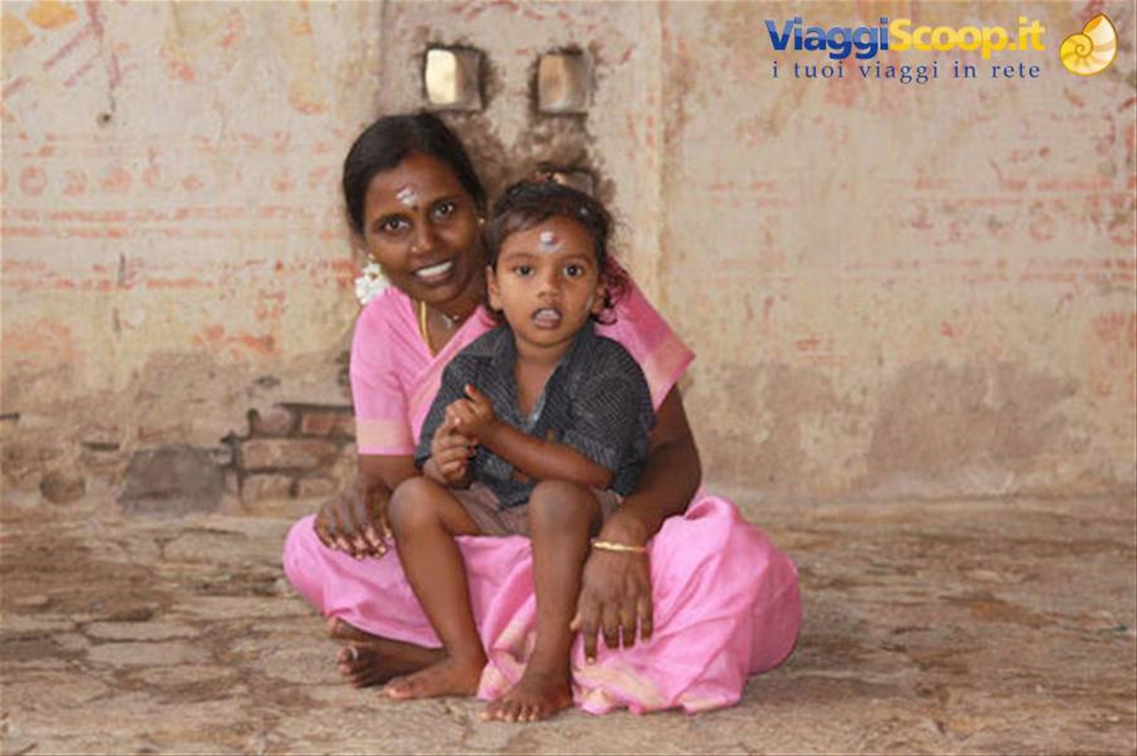 Madre con figlia Tamil Nadu