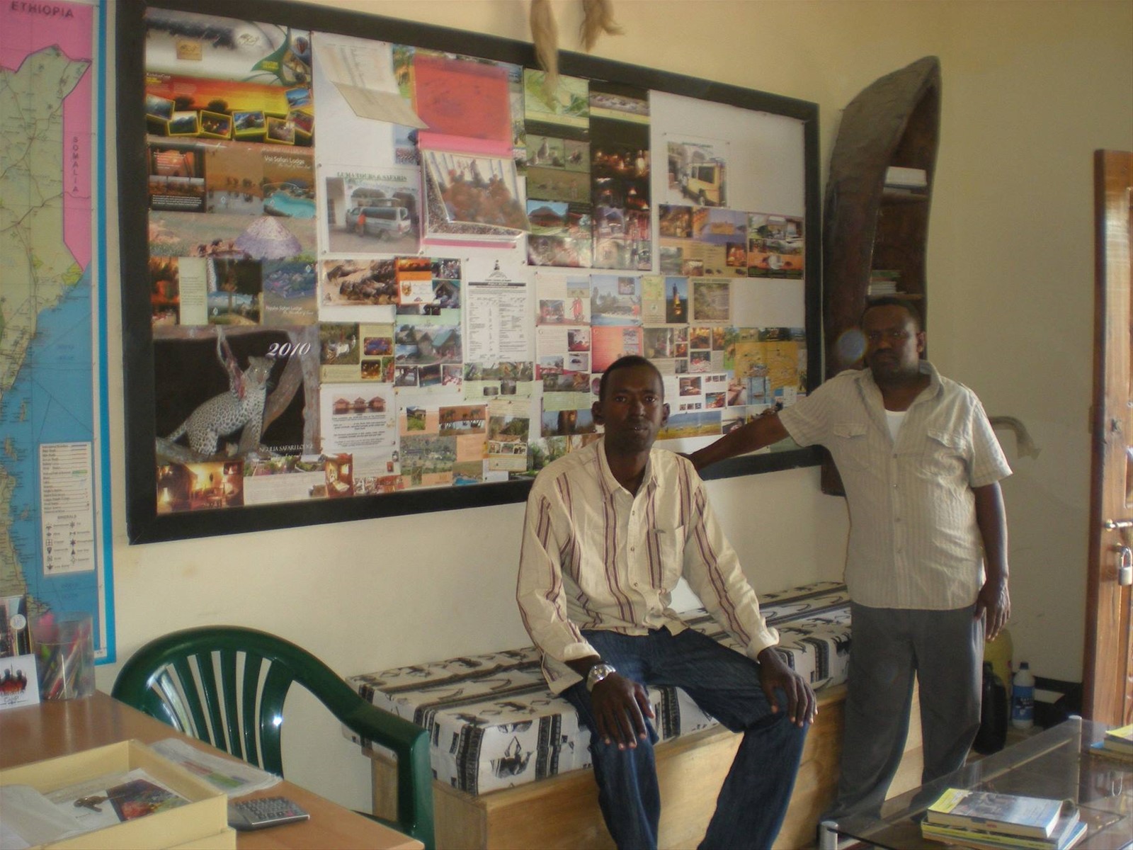 Shariff e Mohamed al lavoro