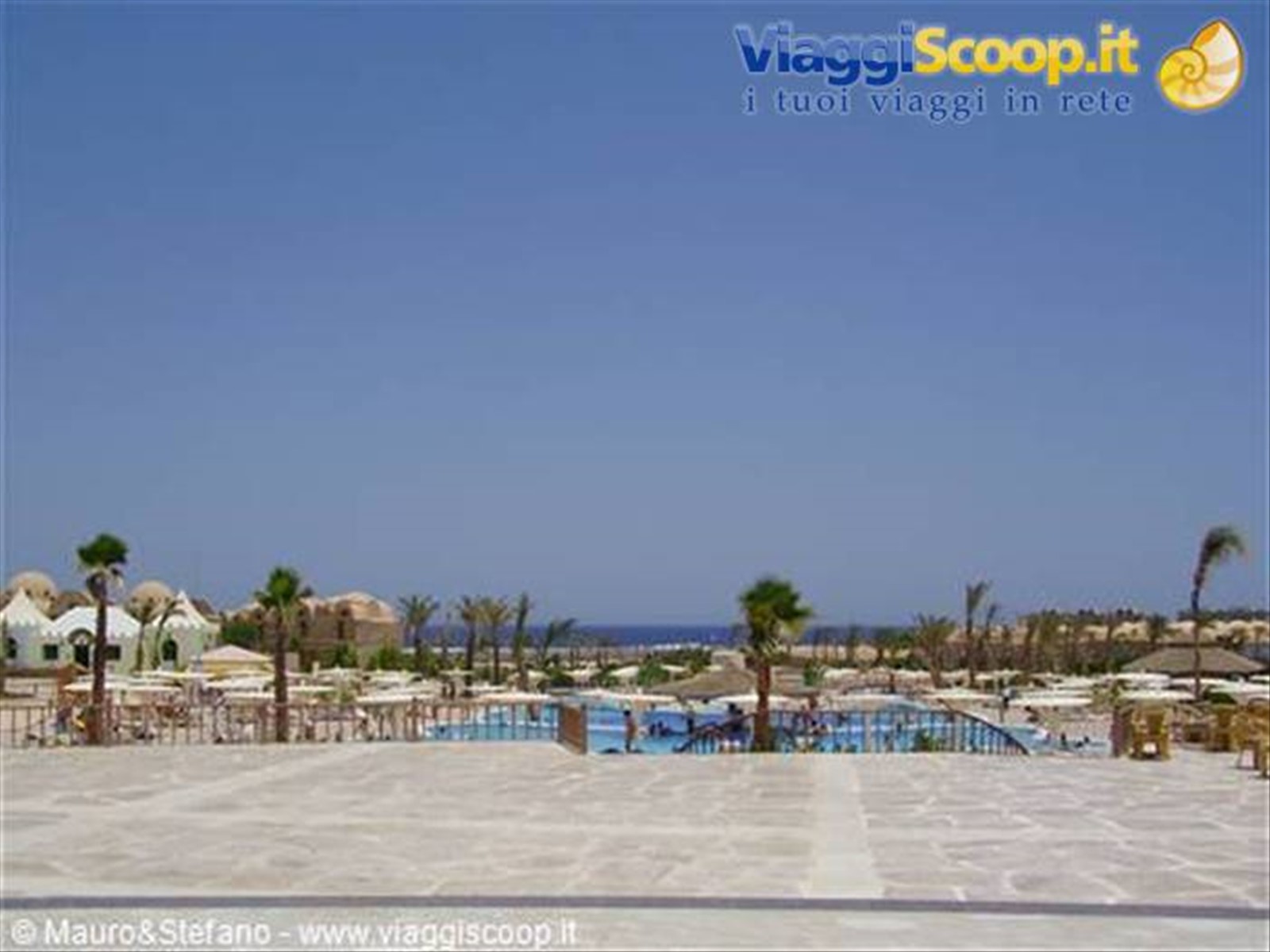 vista dalla terrazza del villaggio bello vero?....