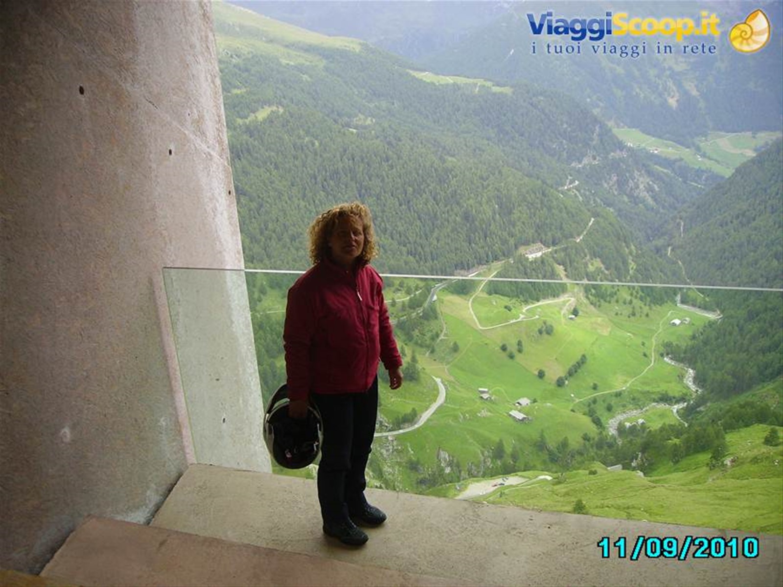 Scendendo dal Passo del Rombo