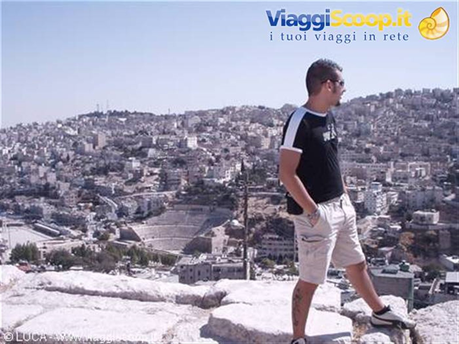 Vista di Amman dalla cittadella...