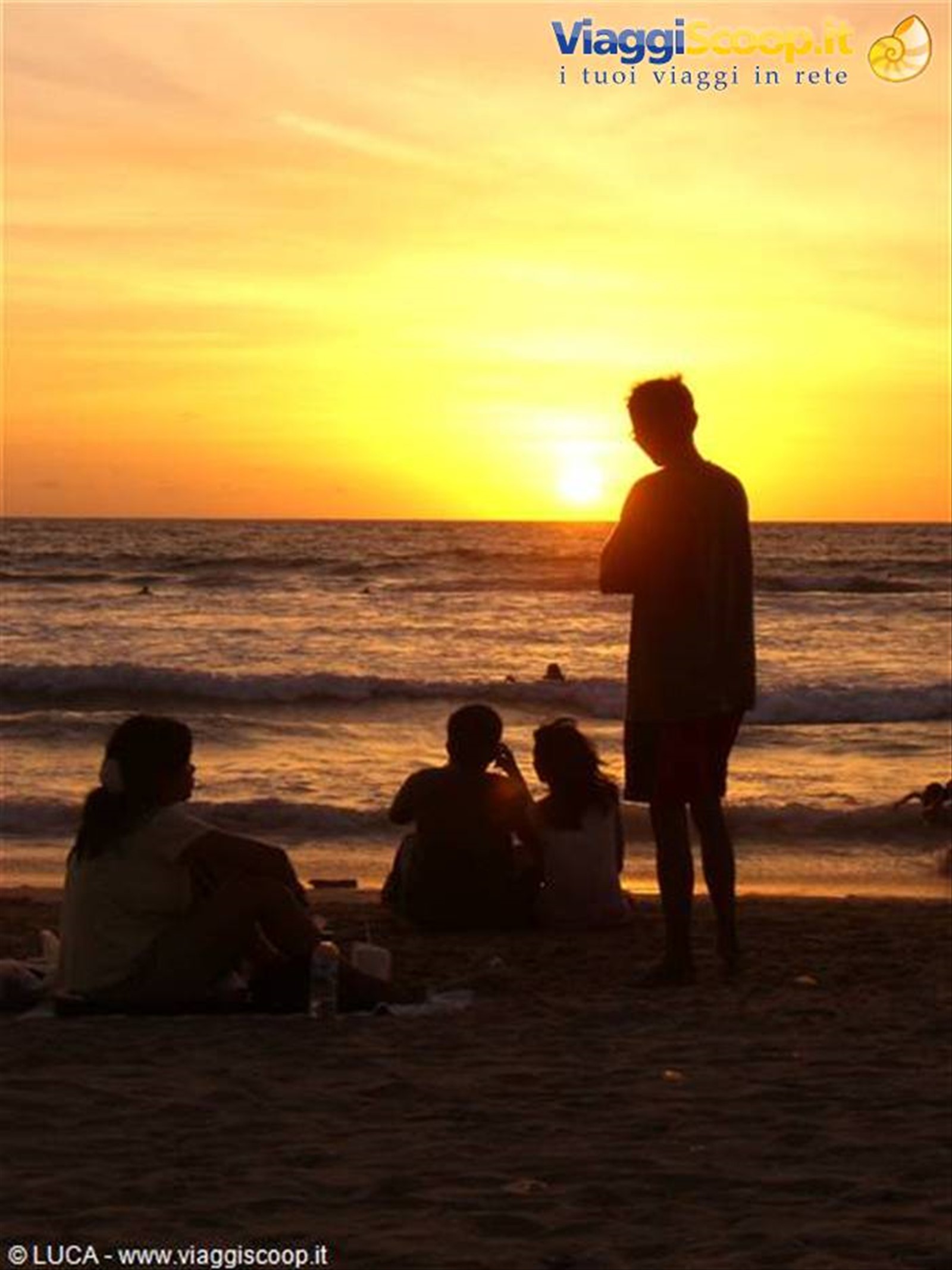 Kuta, Bali - Tramonto in spiaggia...