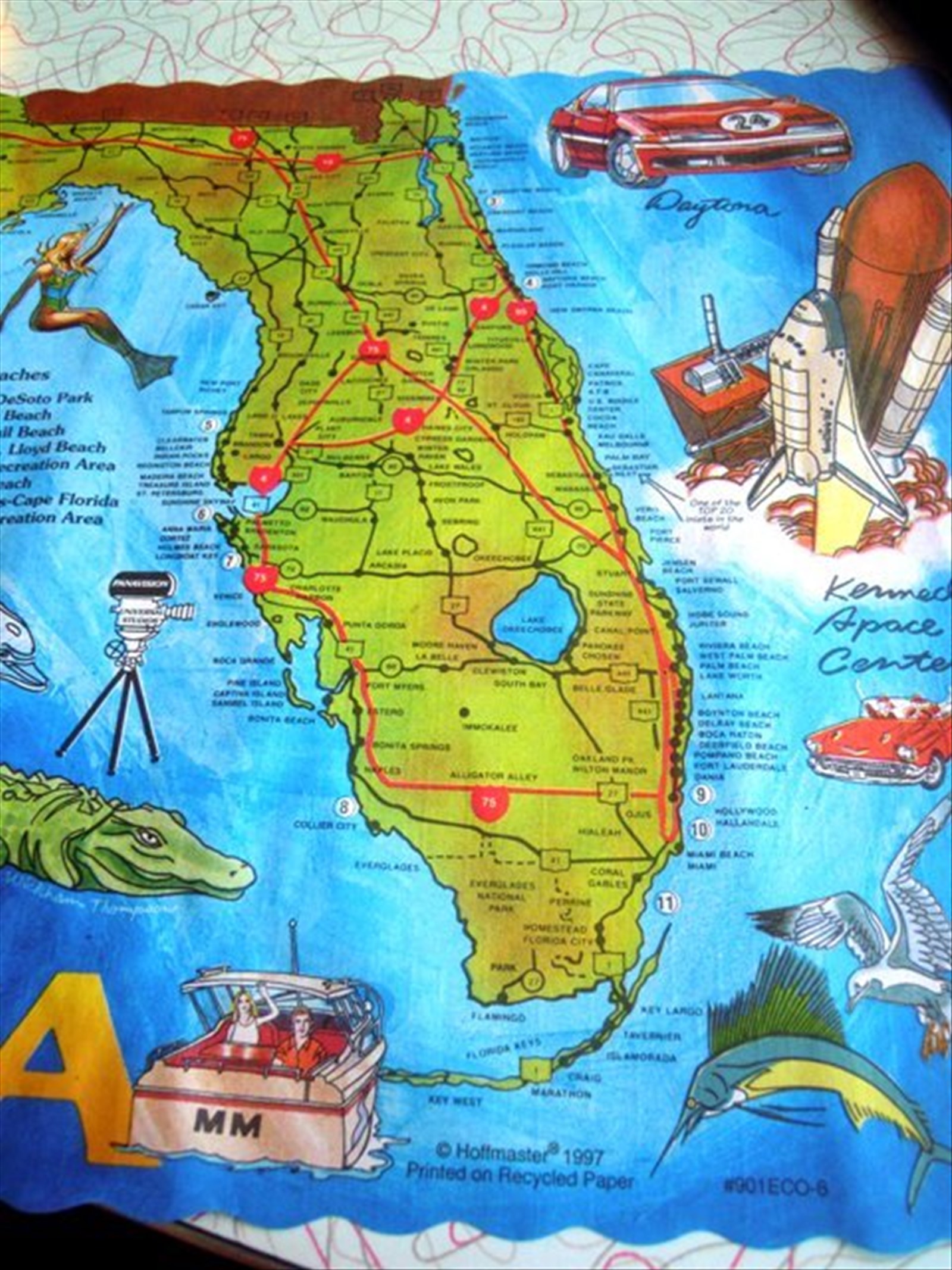 mappa Florida