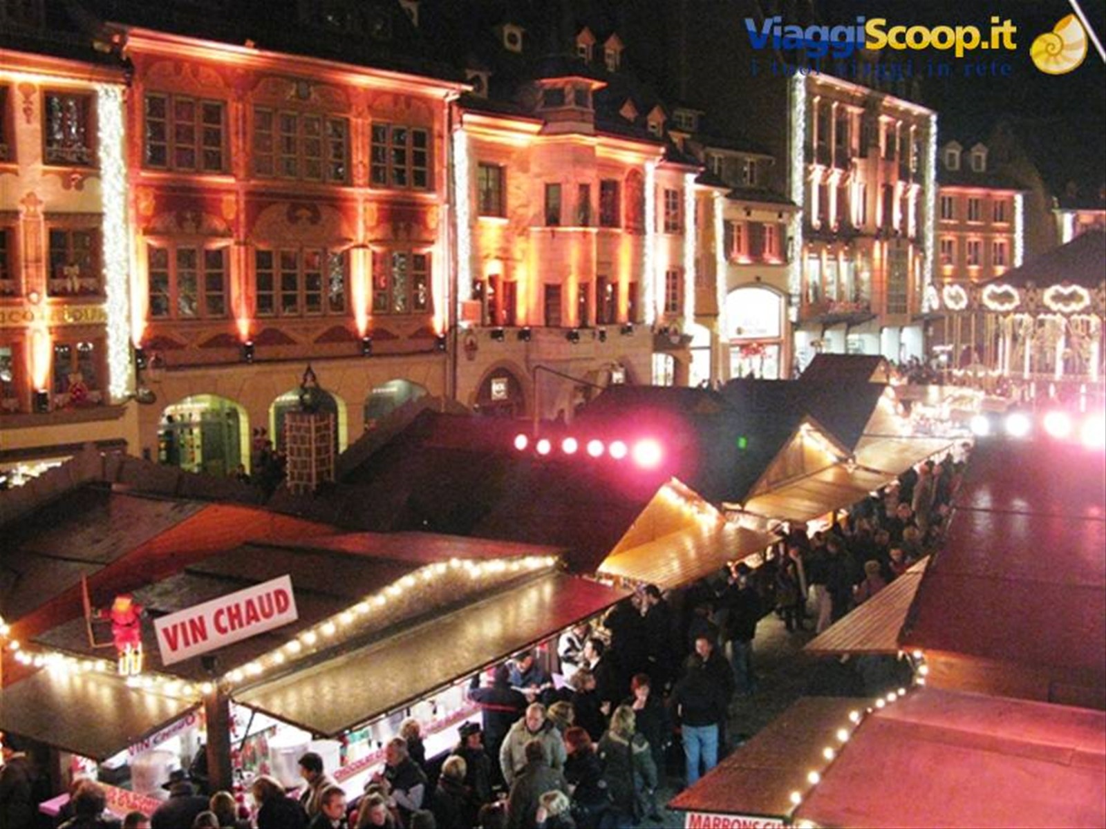 Mulhouse - il mercatino di Natale illuminato