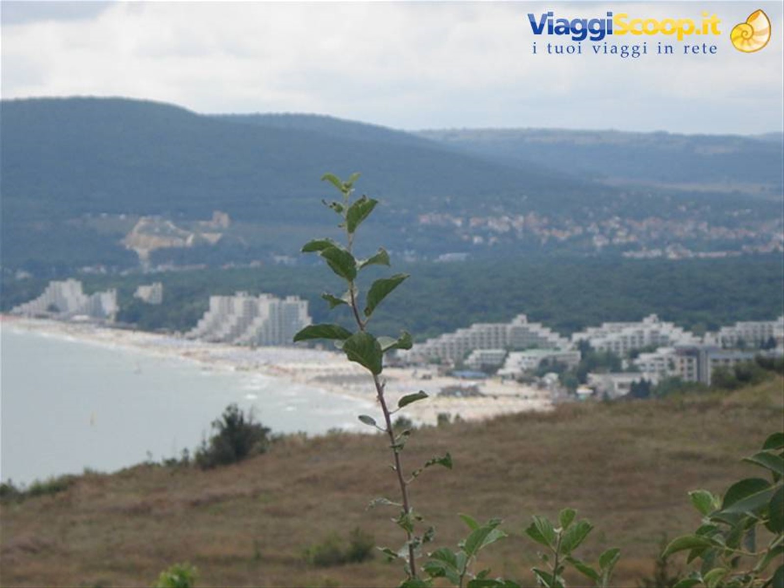 la spiaggia di Albena a nord di Varna