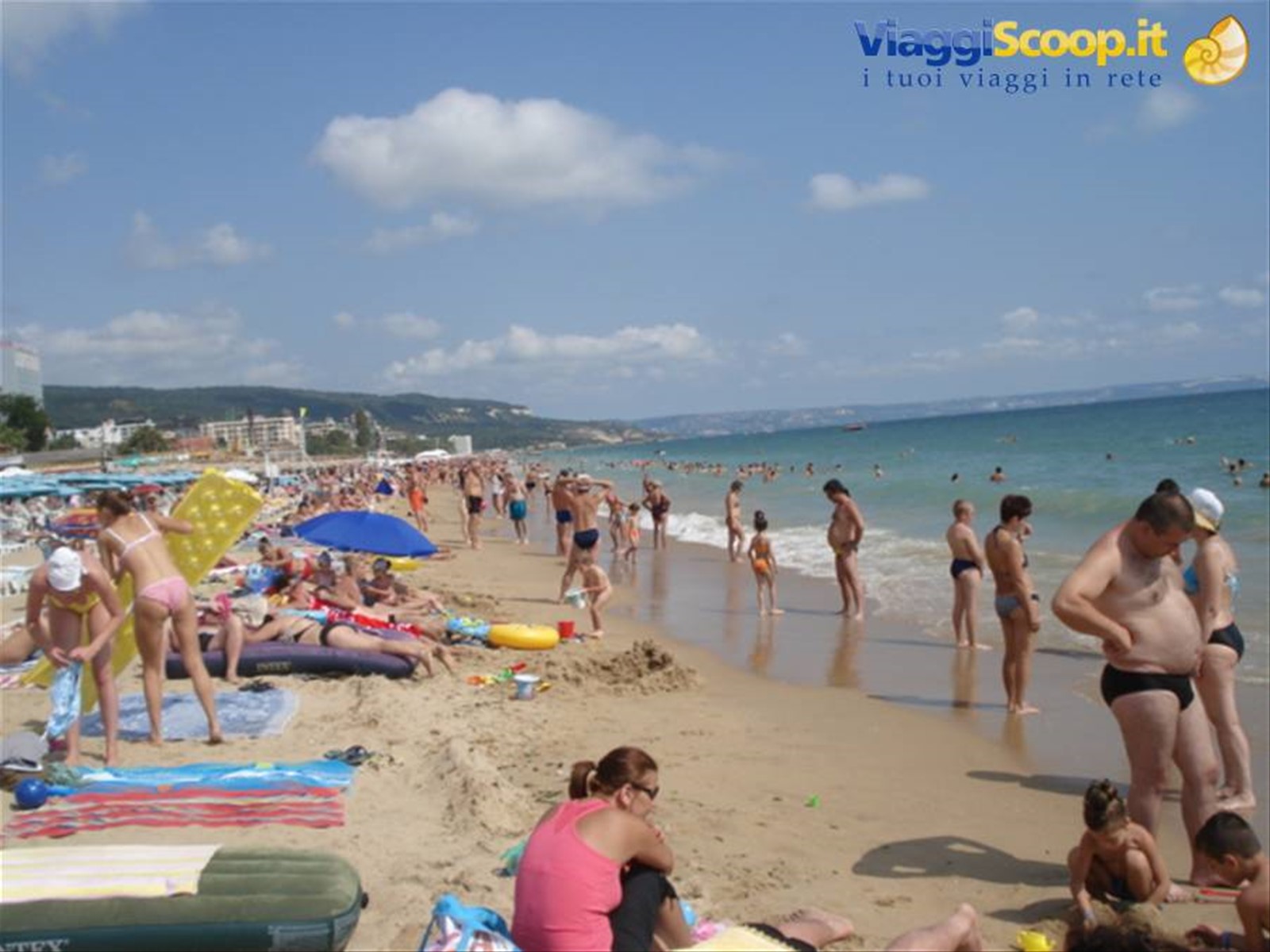 la spiaggia di Golden Sands