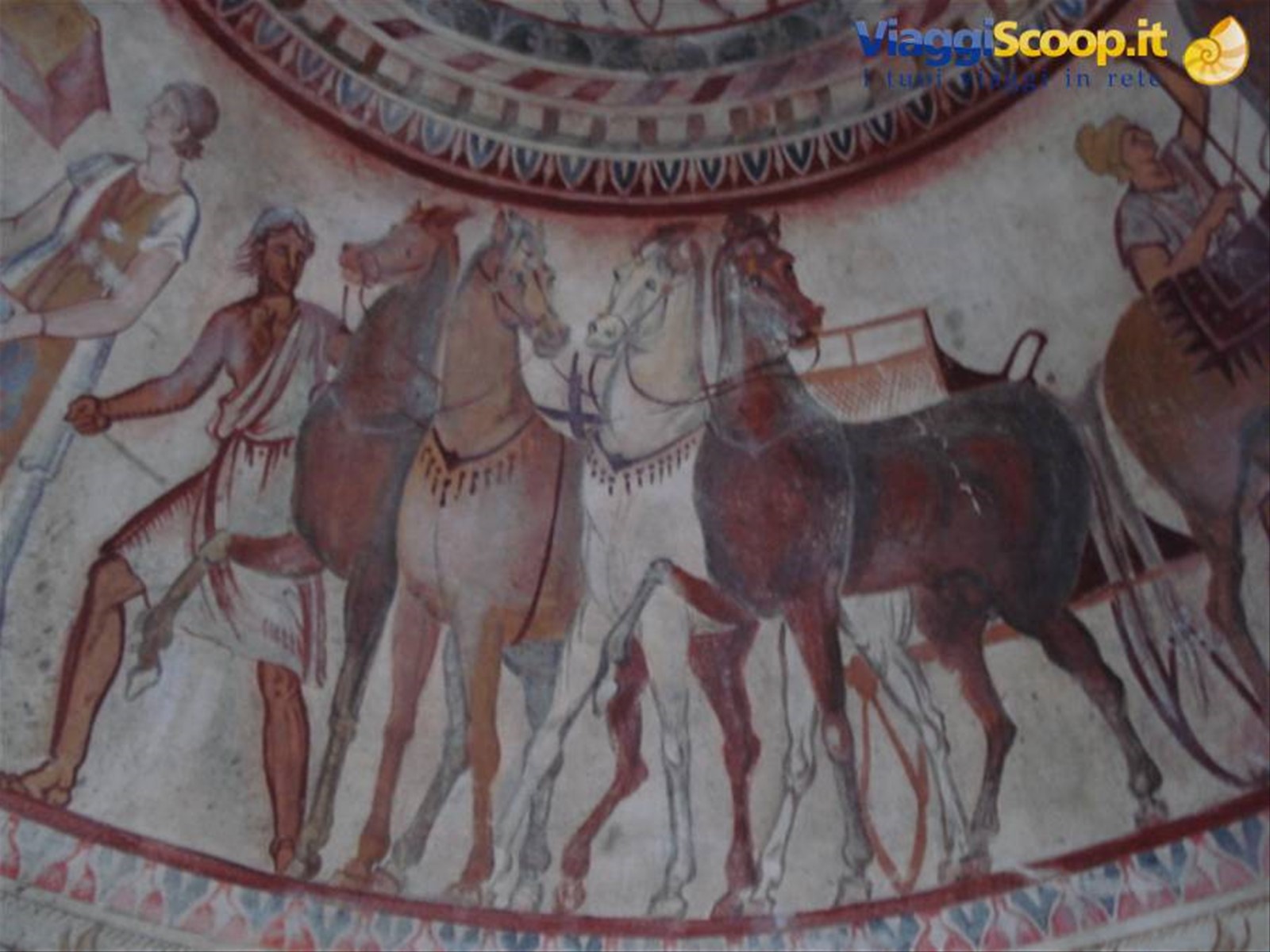 affresco di tomba tracia a Kazanlak