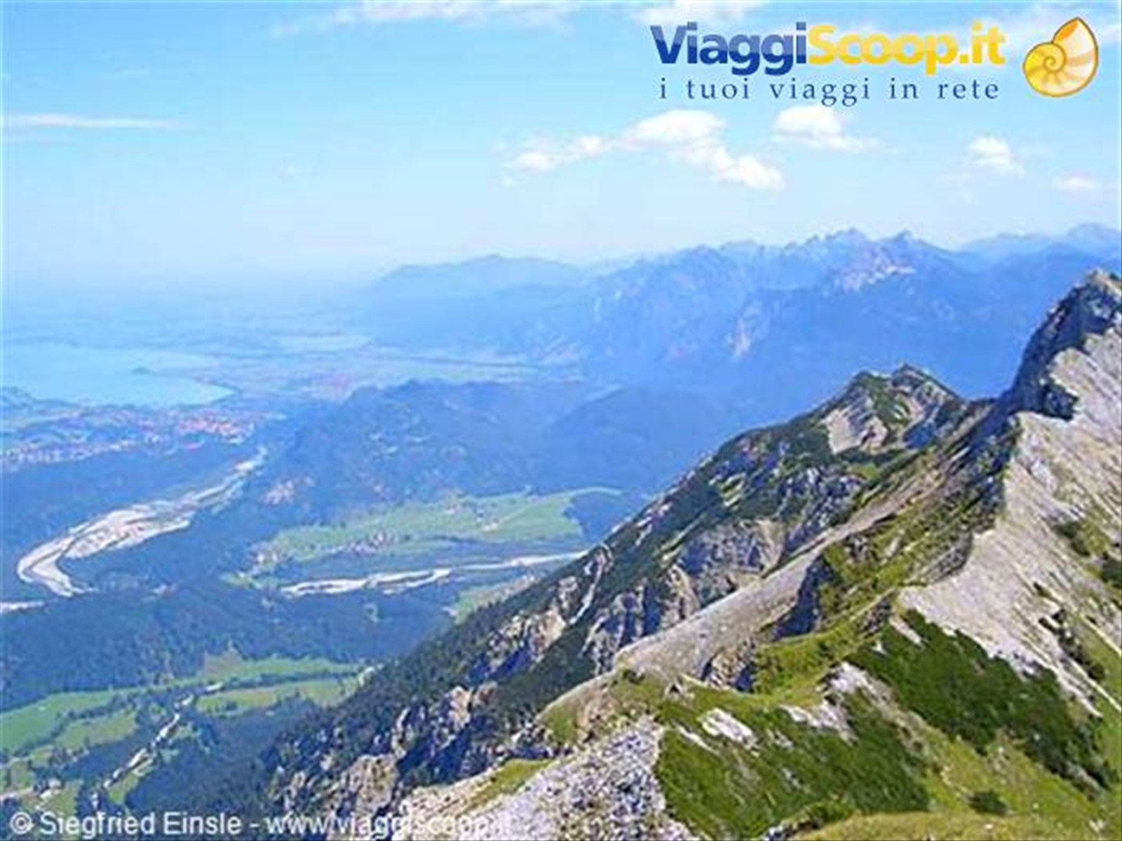 Fussen vista dall'alto