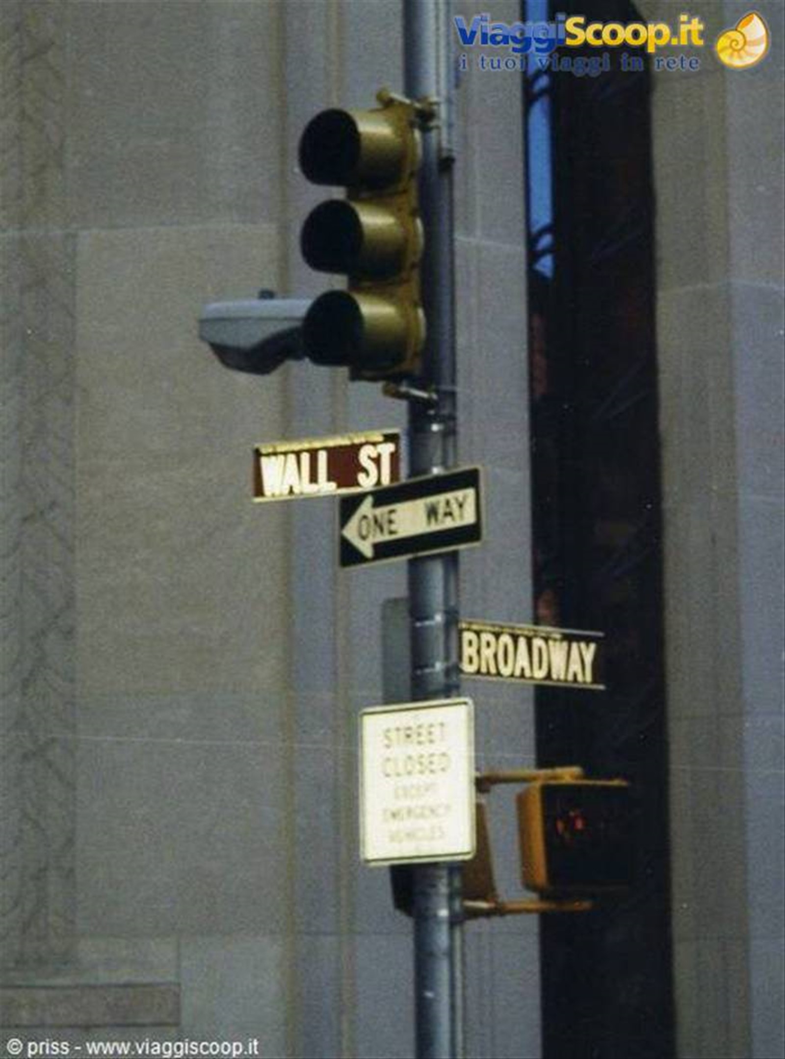 Incrocio Brodway - Wall Street