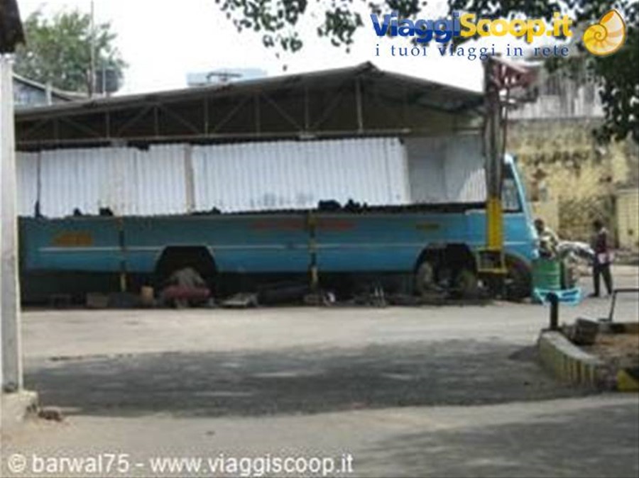 KANYAKUMARI:Il pullman che mi doveva portare a Madurai