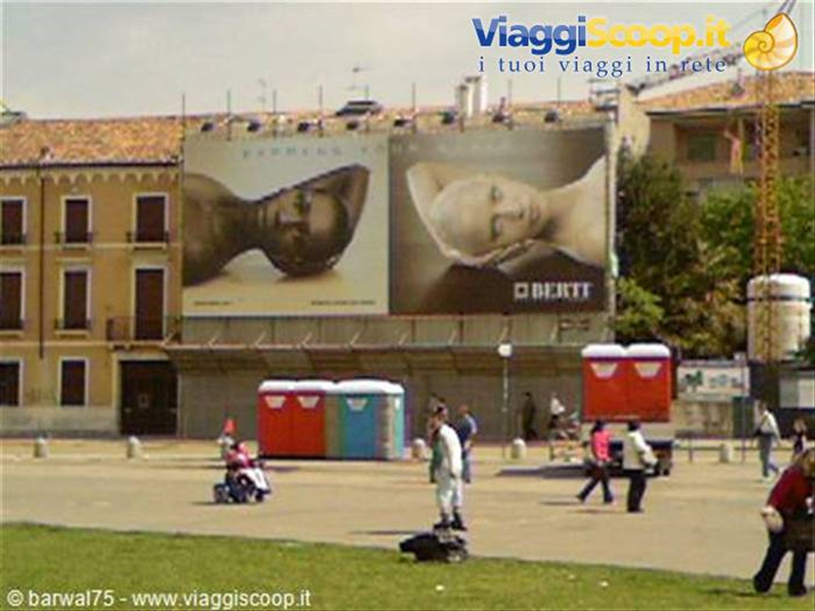 Un lato del "Prato della Valle"