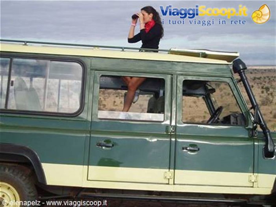 Sulla jeep a Lion's Rock