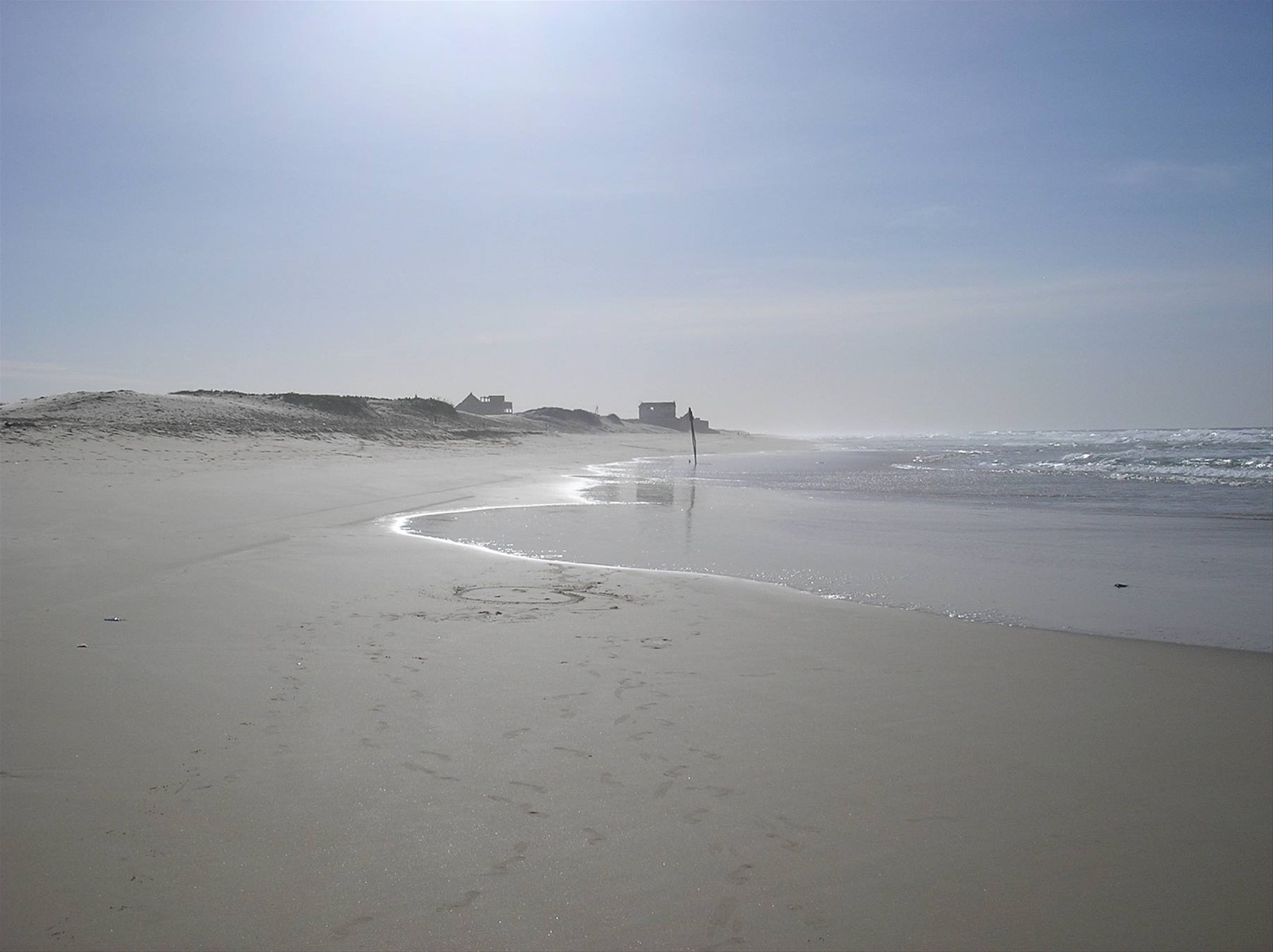 la spiaggia difronte casa