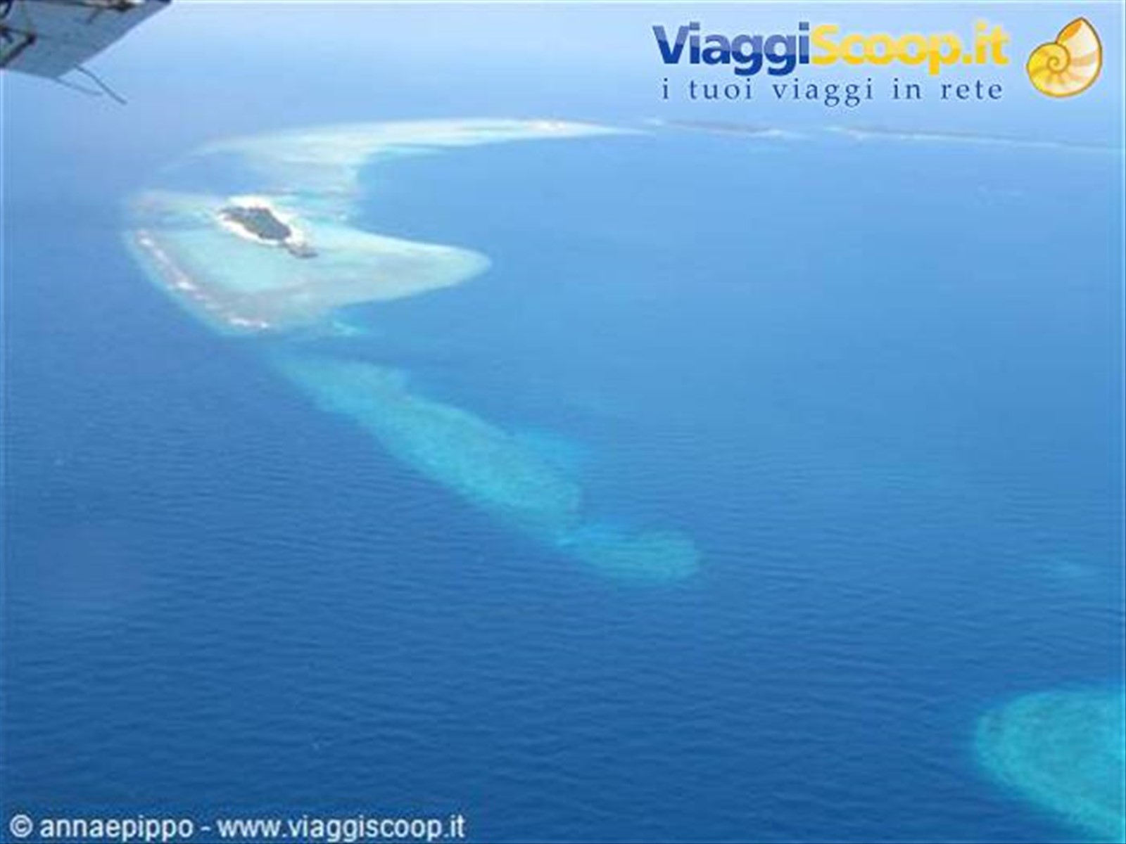 Veligandu dall'alto