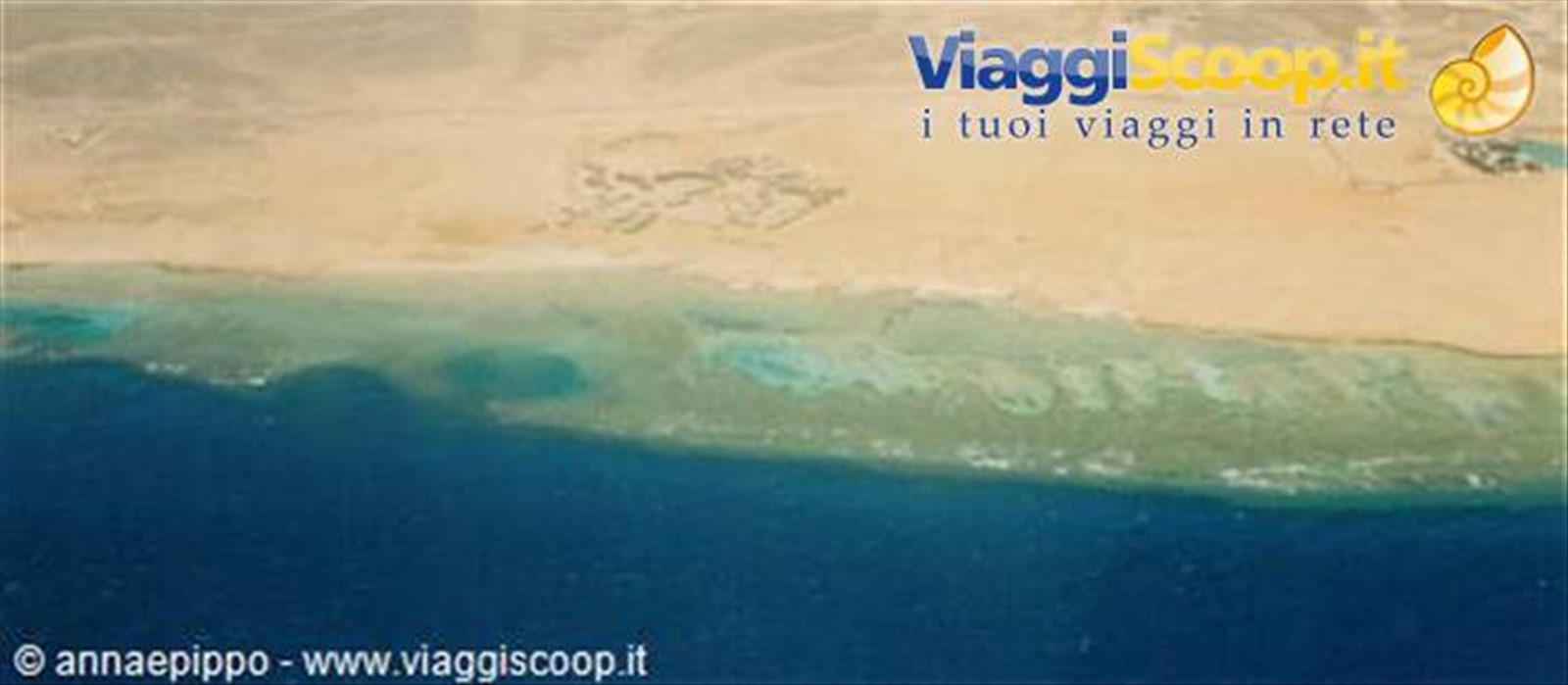 la barriera di Marsa Alam dall'alto