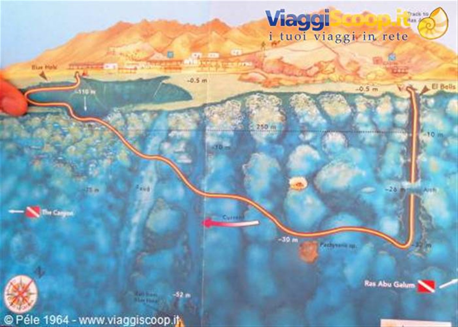 punto di immersione a Dahab - "Blue Hole"