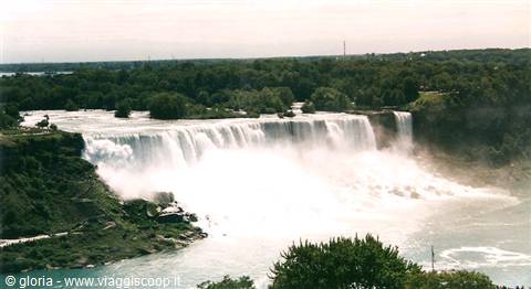 le cascate americane dette "velo da sposa"
