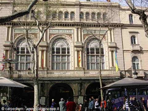 il teatro Liceu a Barcellona