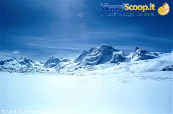 le cime del Monte Rosa