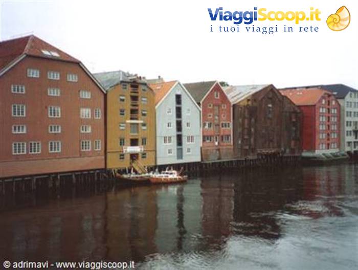 le pittoresche case di legno - Trondheim