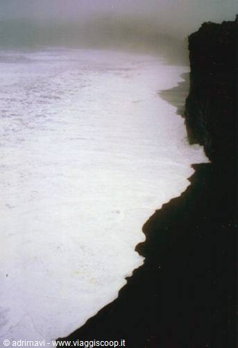 spiaggia e scogliere a Dyrholaey