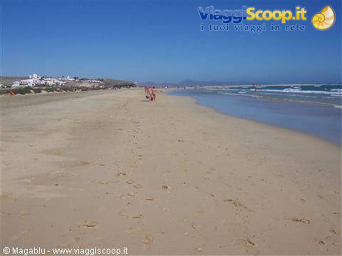 La splendida spiaggia di Jandia