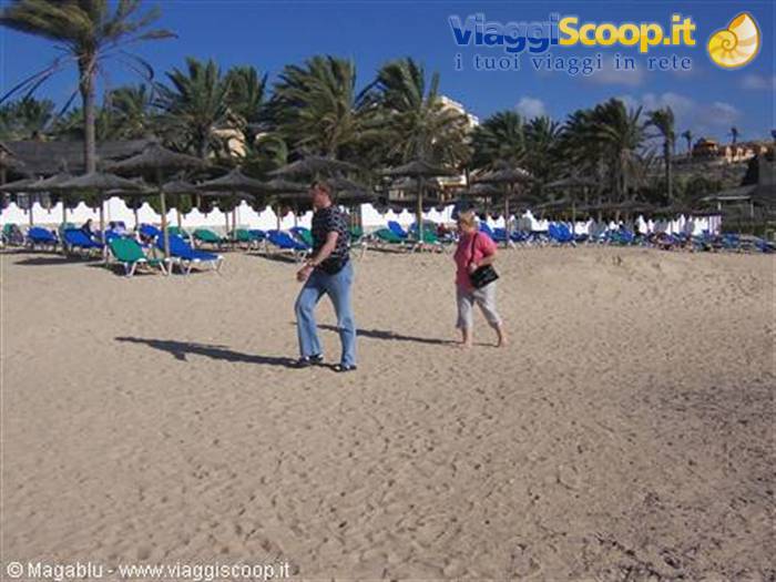 La spiaggia di Costa Calma