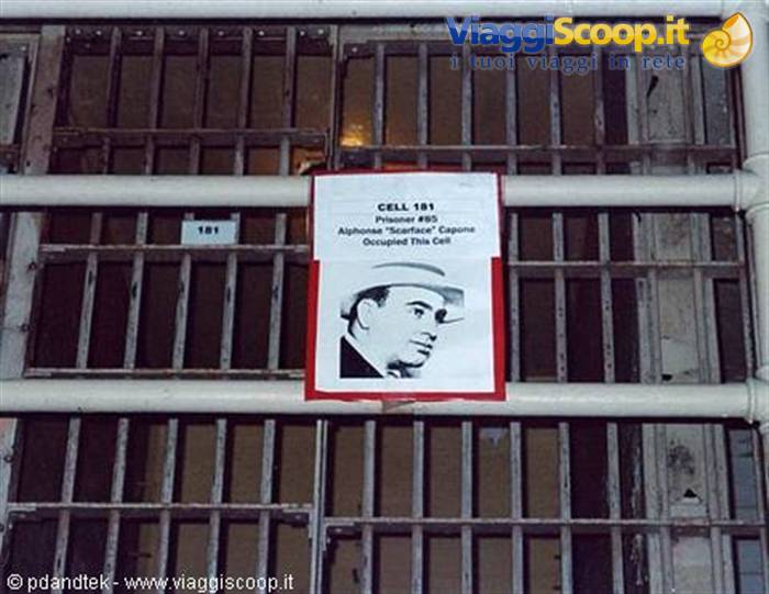 cella di Al Capone ad Alcatraz