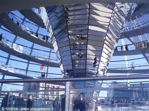 Reichtag la cupola di vetro