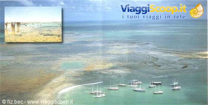 Piscine naturali con la bassa marea